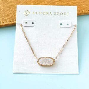 Kendra Scott Elisa Necklace - Rose Gold Drusy